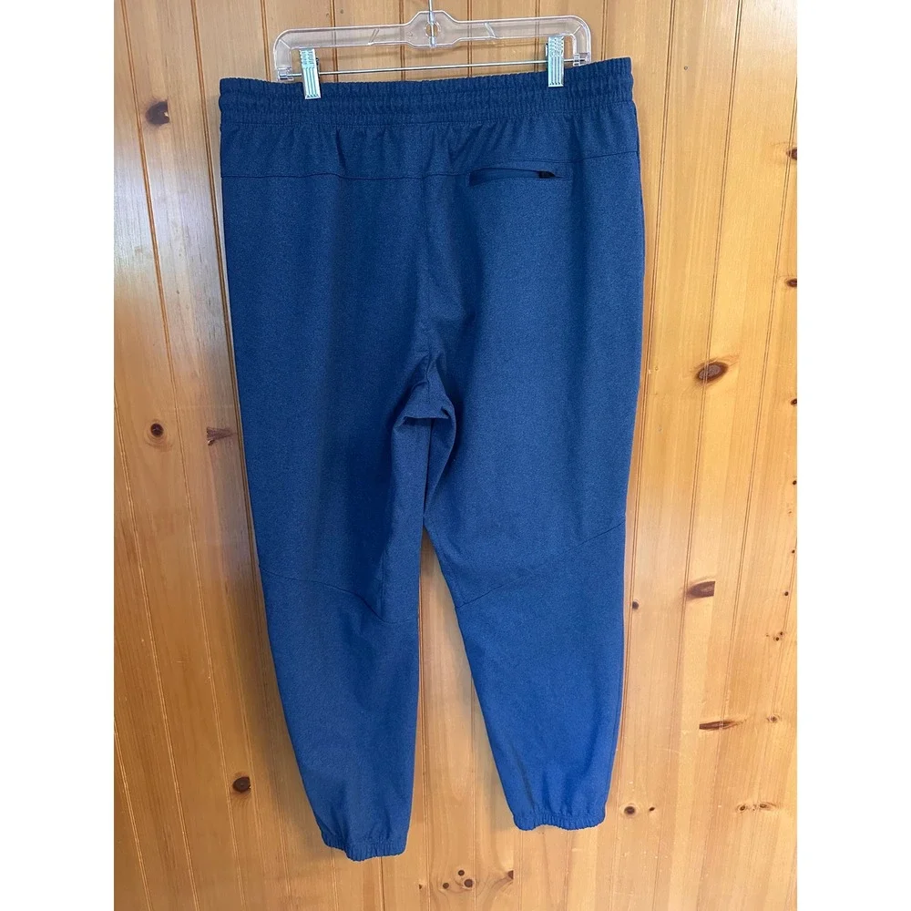 Reebok Sportswear Heather Blue Performance Joggers Athletic Sweatpants XL‎